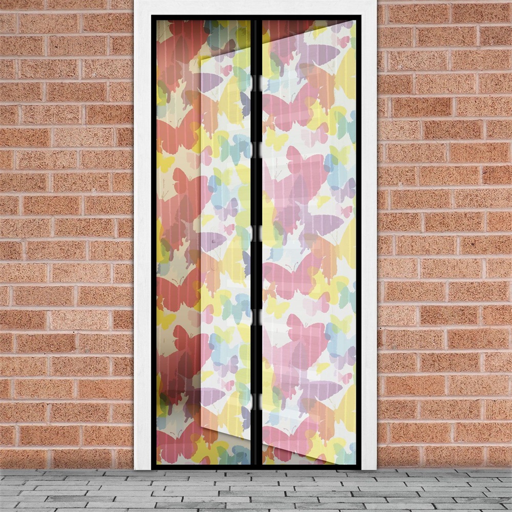 Garden of Eden 11398K 100 x 210 cm színes pillangós szúnyogháló függöny ajtóra