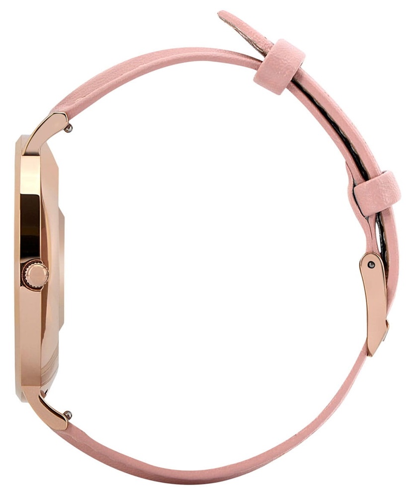 Garett Verona arany-pink bőr női okosóra