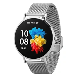 Garett Verona ezüst acél női okosóra