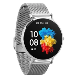 Garett Verona ezüst acél női okosóra