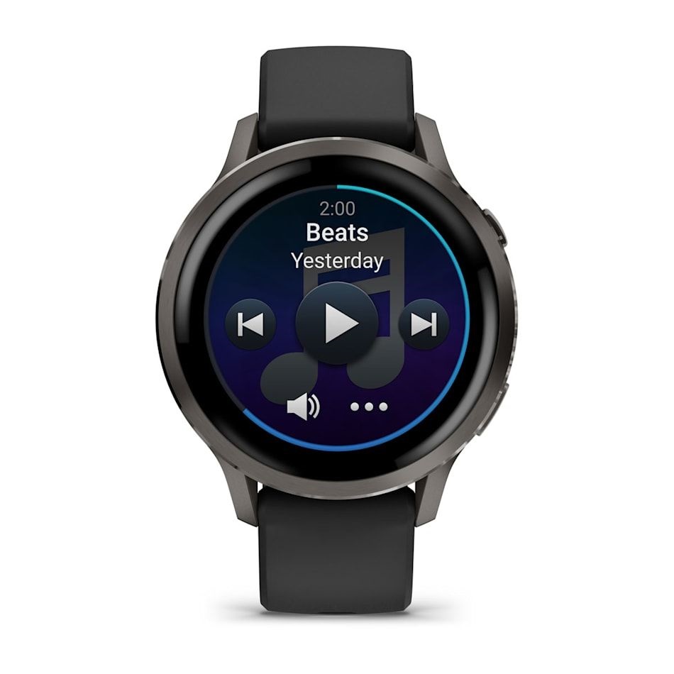 Garmin 010-03013-02 Venu 4 (41mm) fekete szilikon szíjjal sötétszürke okosóra