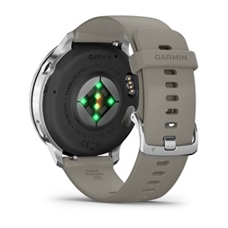 Garmin 010-03014-01 Venu 4 (45mm) szürke szilikon szíjjal ezüst okosóra