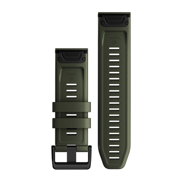 Garmin 010-13117-03 QuickFit fenix 7X 26mm mohazöld/fekete szilikon óraszíj
