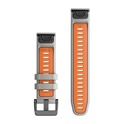 Garmin 010-13280-02 QuickFit 22mm szürke/narancs szilikon óraszíj