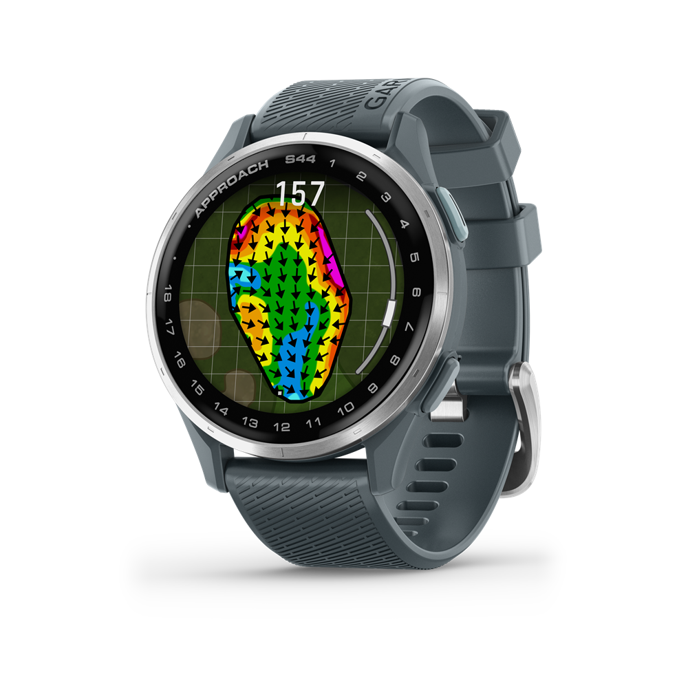 Garmin Approach S44 ezüst szürke okosóra