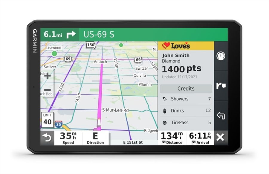 Garmin Dezl LGV810 MT-D teherautós navigáció