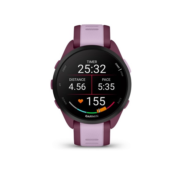Garmin Forerunner 165 Music Lila bogyó okosóra