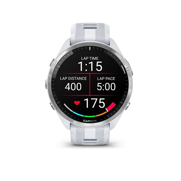 Garmin Forerunner 965 homokkő-szürke okosóra (Újracsomagolt)