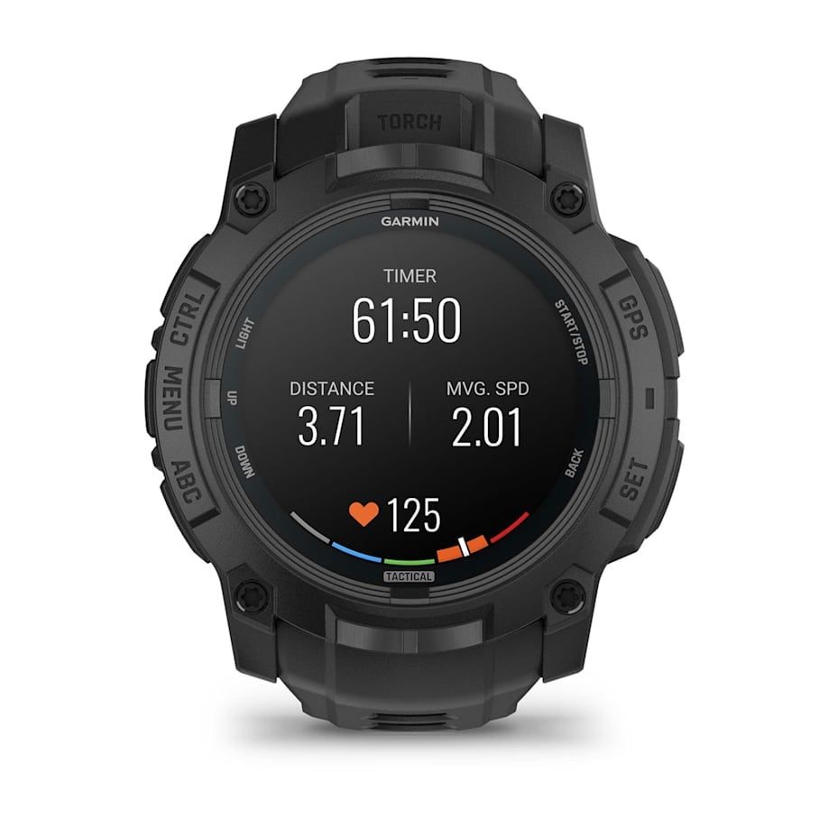Garmin Instinct 3 AMOLED Tactical Edition (50mm) fekete okosóra