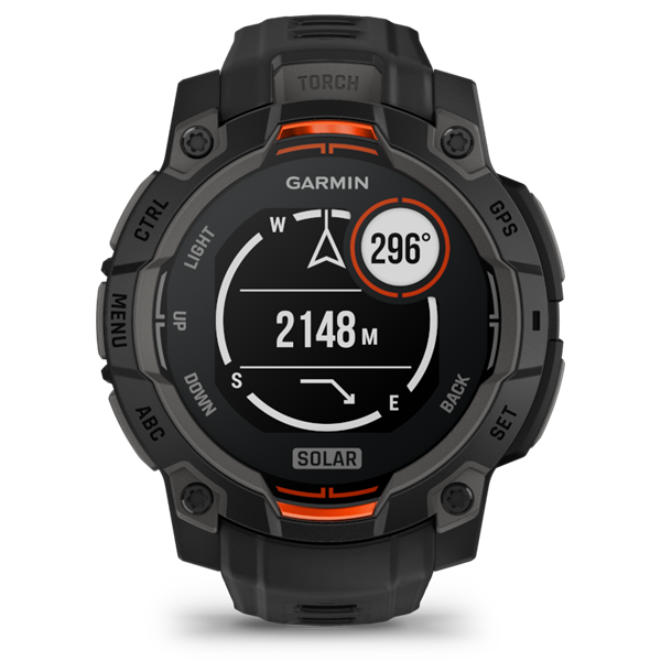 Garmin Instinct 3 45mm Solar fekete okosóra