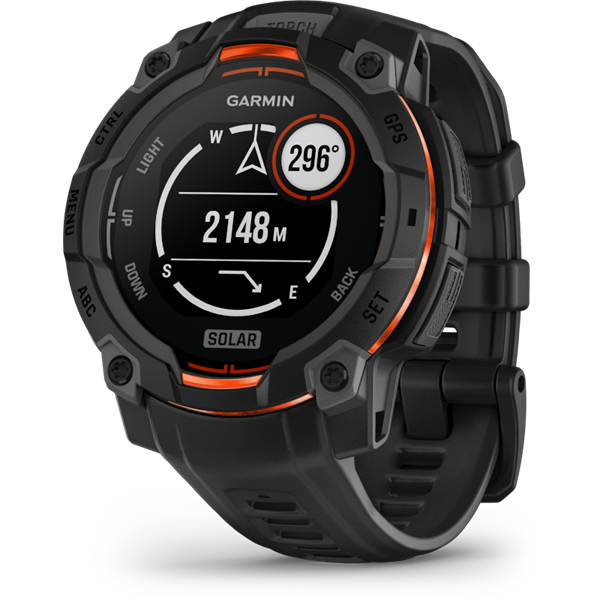 Garmin Instinct 3 45mm Solar fekete okosóra