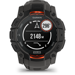 Garmin Instinct 3 50mm Solar fekete sötétszürke szíjjal okosóra