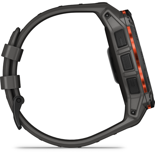 Garmin Instinct 3 50mm Solar fekete sötétszürke szíjjal okosóra