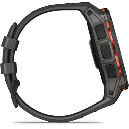 Garmin Instinct 3 50mm Solar fekete sötétszürke szíjjal okosóra