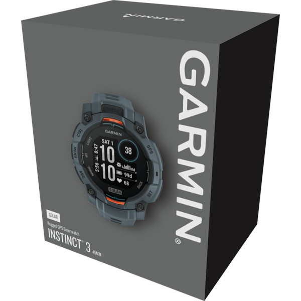 Garmin Instinct 3 45mm Solar szürke okosóra