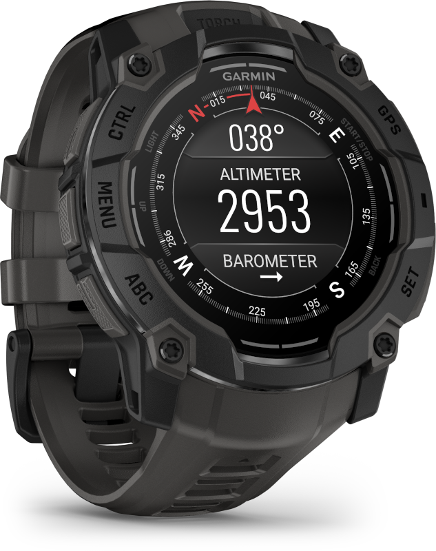 Garmin Instinct 3 50mm AMOLED tropic szürke szíjjal okosóra