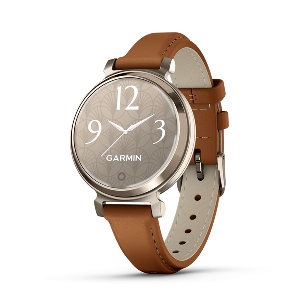 Garmin Lily 2 Classic bőr szíjas krémarany okosóra