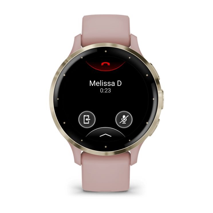 Garmin Venu 3S rózsa krémarany, szilikon szíjjal okosóra (Újszerű)