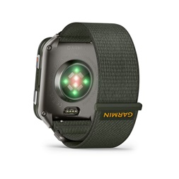 Garmin Venu X1 Titanium ComfortFit nylon szíjjal mohazöld okosóra