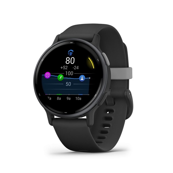 Garmin Vívoactive 5 fekete okosóra (Újracsomagolt)