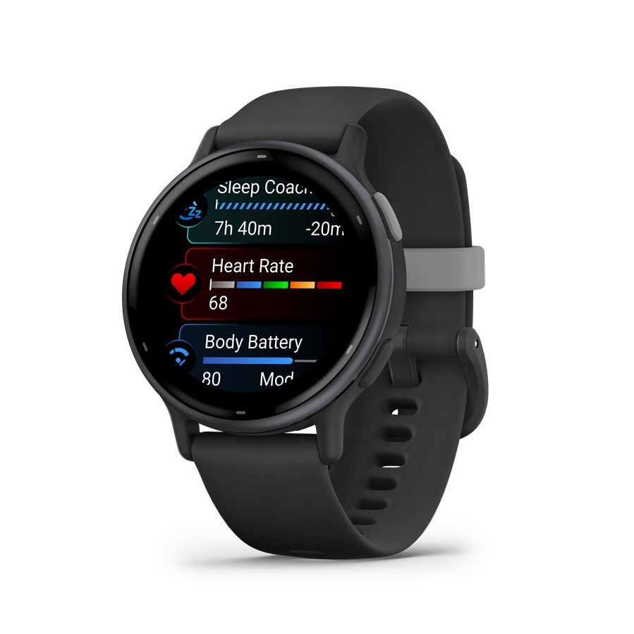 Garmin Vívoactive 5 fekete okosóra (Újracsomagolt)