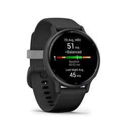 Garmin Vívoactive 5 fekete okosóra (Újracsomagolt)