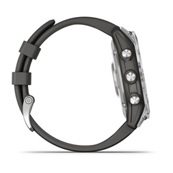 Garmin fenix 7 (47mm) szilikon pántos ezüst okosóra (Újracsomagolt)