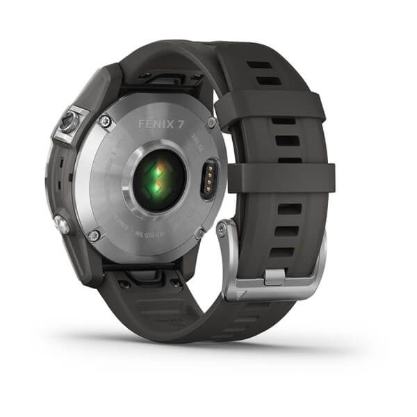 Garmin fenix 7 (47mm) szilikon pántos ezüst okosóra (Újracsomagolt)