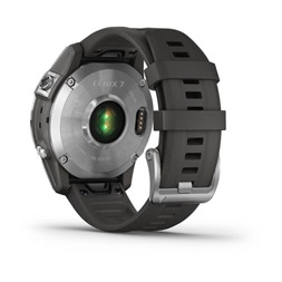 Garmin fenix 7 (47mm) szilikon pántos ezüst okosóra (Újracsomagolt)