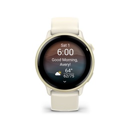 Garmin vívoactive 6 elefántcsont okosóra (Újracsomagolt)