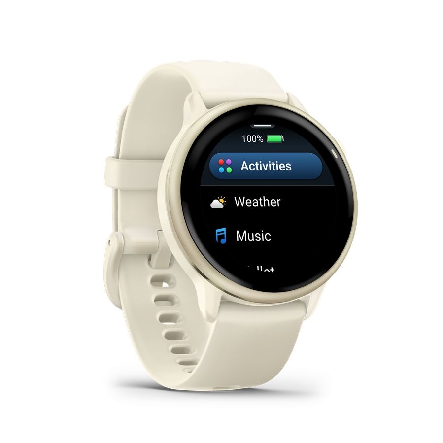 Garmin vívoactive 6 elefántcsont okosóra (Újracsomagolt)