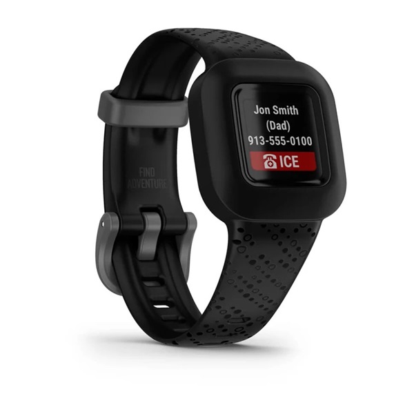 Garmin vivofit jr. 3 Fekete állítható szíjjal okosóra (Újracsomagolt)