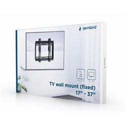 Gembird 17"-37" monitor TV fali tartó fekete
