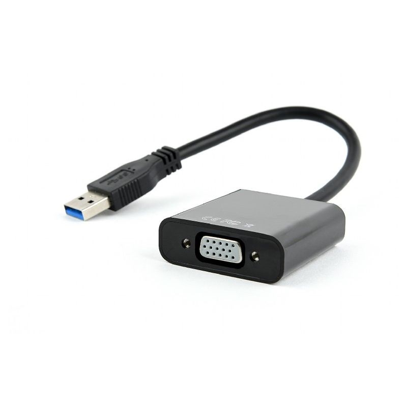Gembird AB-U3M-VGAF-01 USB 3.0 - VGA fekete átalakító
