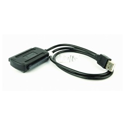 Gembird AUSI01 USB - IDE/SATA fekete adapter