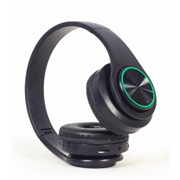 Gembird BHP-LED-01 Bluetooth fekete fejhallgató