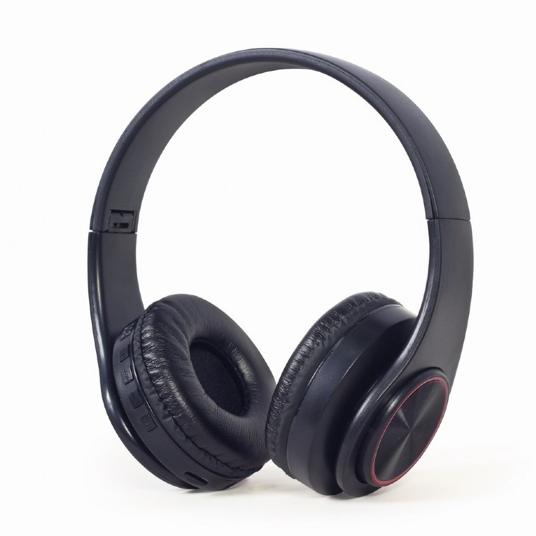 Gembird BHP-LED-01 Bluetooth fekete fejhallgató
