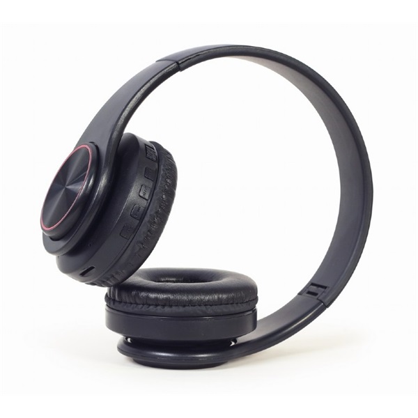 Gembird BHP-LED-01 Bluetooth fekete fejhallgató