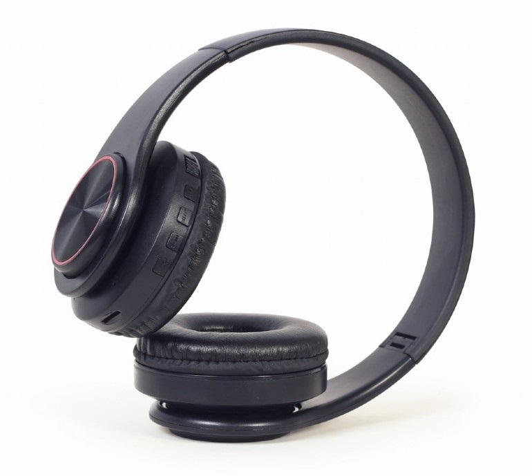 Gembird BHP-LED-01 Bluetooth fekete fejhallgató