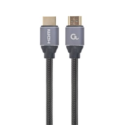 Gembird CCBP-HDMI-10M 10m Premium HDMI 2.0 Ethernet -> HDMI 2.0 Ethernet M/M fekete-szürke kábel