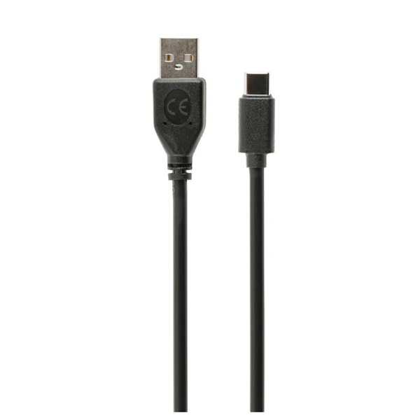 Gembird CCP-USB2-AMCM-1M 1m USB A apa - USB C apa fekete kábel (Újszerű)