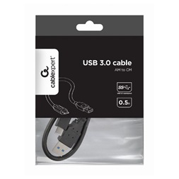 Gembird CCP-USB3-AMCM-0.5M 0,5m USB A apa - USB C apa kábel