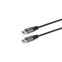Gembird CC-DP8K-6 1,8m Premium DisplayPort 1.4 -> DisplayPort 1.4 M/M fekete kábel