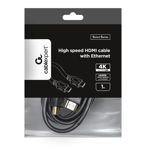 Gembird CC-HDMI4L-1M 1m HDMI 1.4 M/M fekete kábel