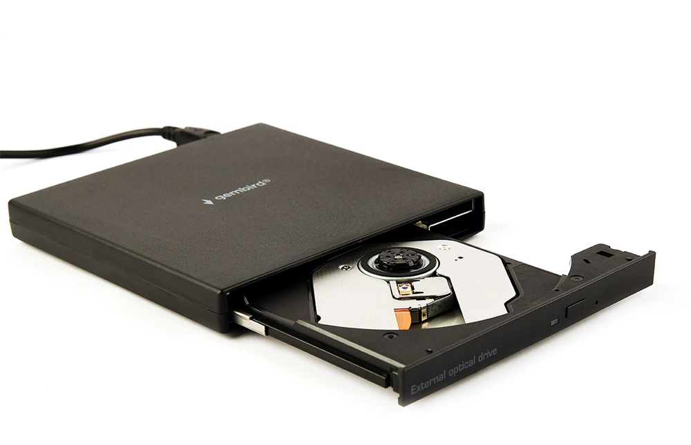 Gembird DVD-USB-04 USB 2.0 külső fekete DVD/CD meghajtó