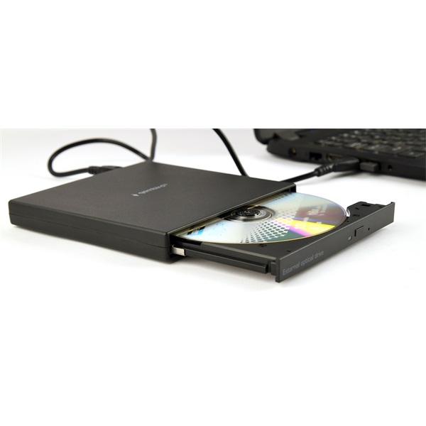Gembird DVD-USB-04 USB 2.0 külső fekete DVD/CD meghajtó