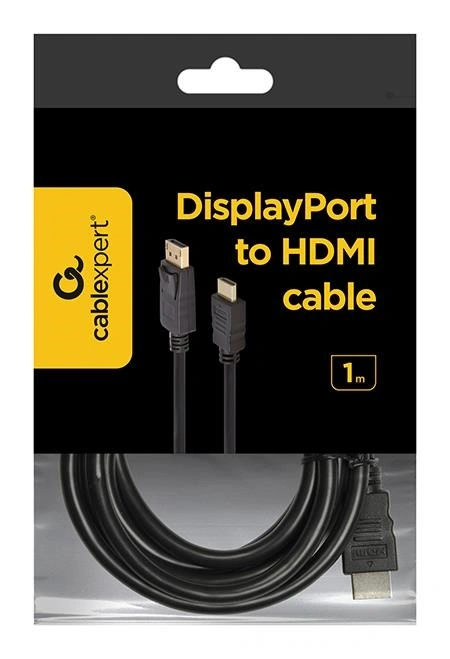 Gembird Displayport -> HDMI M/M video jelkábel 1m fekete