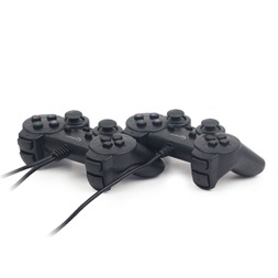 Gembird JPD-UDV2-01 Double dual vibration USB fekete kontroller