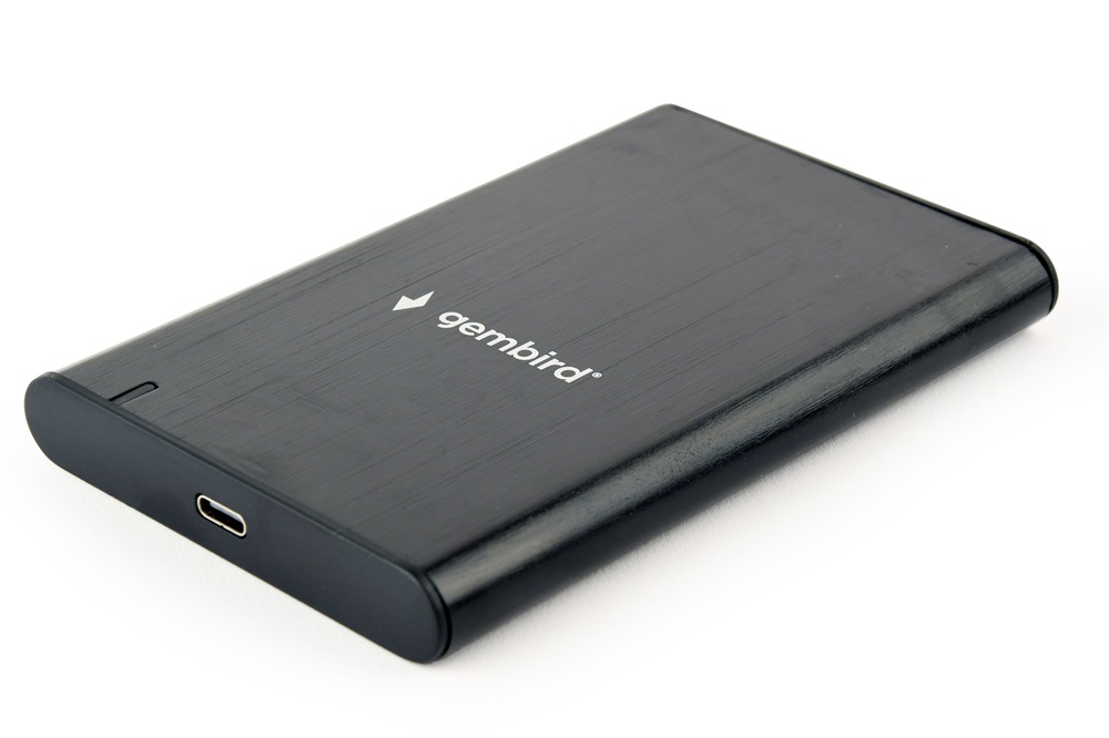 Gembird EE2-U3S-6 EE2-U3S-6 2.5" SATA3 USB-C aluminium fekete külső ház