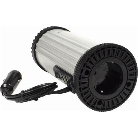 Gembird EG-PWC150-01 ezüst-fekete autós inverter